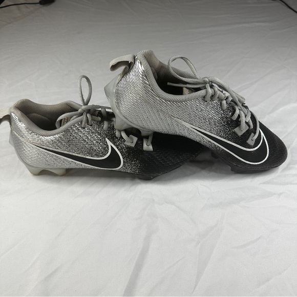 Nike Vapor Edge Speed 360 Football Cleats Men’s Size 10.5 Black and Silver - Picture 1 of 8